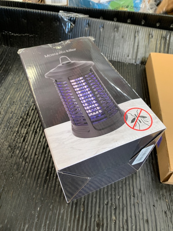 Photo 1 of Dickinda Electric Bug Zapper, 4200V, Waterproof, Black