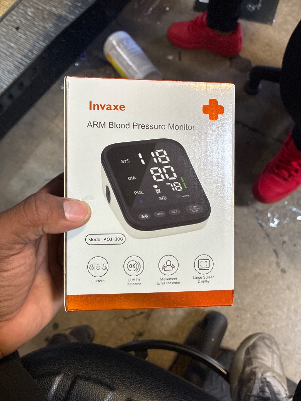 Photo 1 of Invaxe Automatic Upper Arm Blood Pressure Monitor