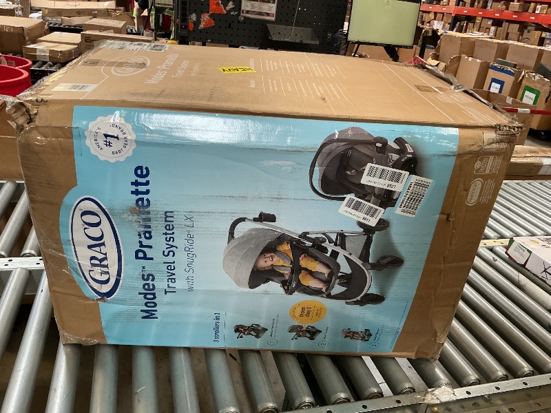 Photo 1 of Graco Modes Pramette Travel System | Stroller & Car Seat Combo | 3-in-1 Stroller Modes | Includes Graco SnugRide 35 Infant Car Seat | Ellington