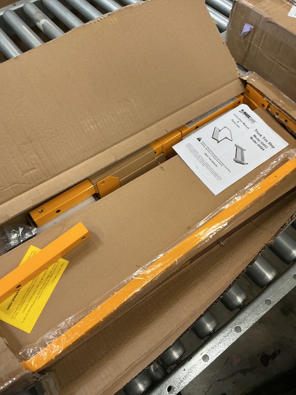 Photo 1 of MaxxHaul Adjustable Truck Tire Service Step, 29.3" x 7.3", Foldable Non-Slip Platform, 300 lb Capacity, Fits 32"+ Tires (50693)