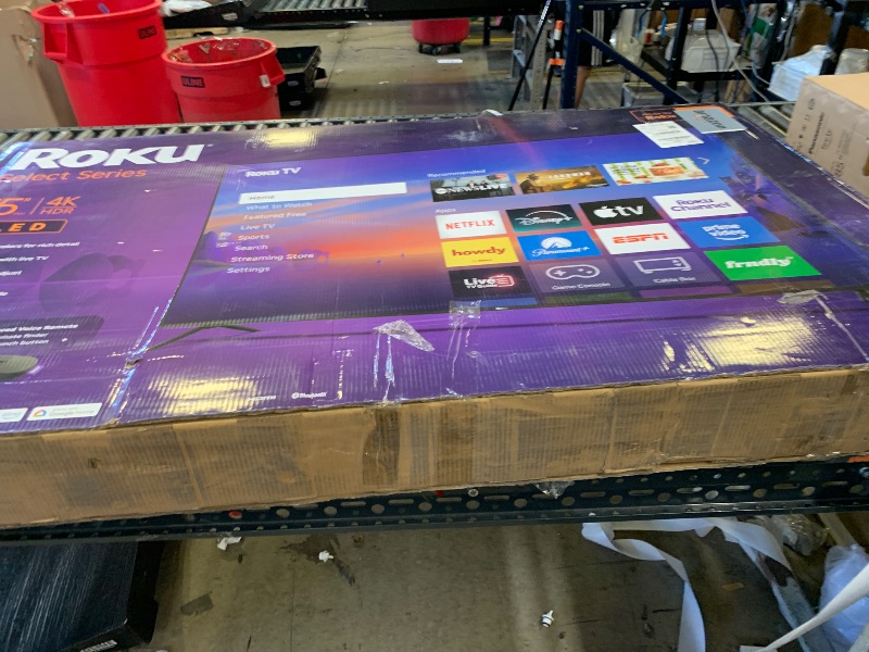 Photo 1 of Roku 75-Inch Select Series Smart TV 2026-4K QLED TV - Roku TV