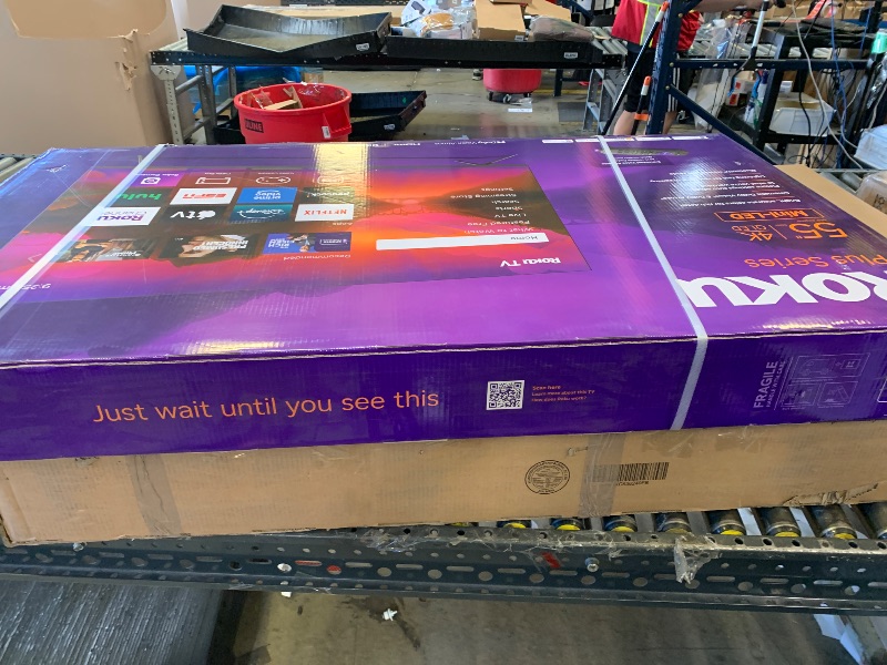 Photo 1 of Roku 55-Inch Plus Series Smart TV - 4K QLED Mini-LED TV - RokuTV