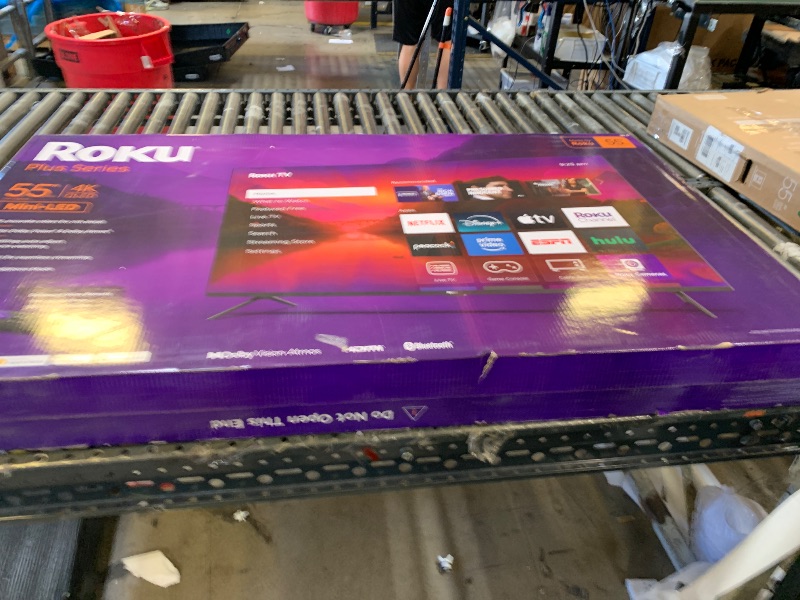 Photo 1 of Roku 55-Inch Plus Series Smart TV - 4K QLED Mini-LED TV - RokuTV