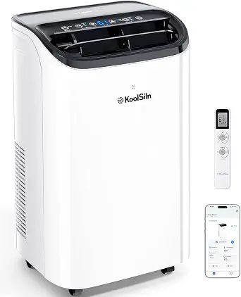 Photo 1 of 14,000 BTU Portable Air Conditioner with WiFi & Remote Control, Cools Up to 700 Sq.Ft, Auto-Evaporation Low Noise Portable AC Unit for Large Room, Office, Garage, White
Brand: KoolSiln