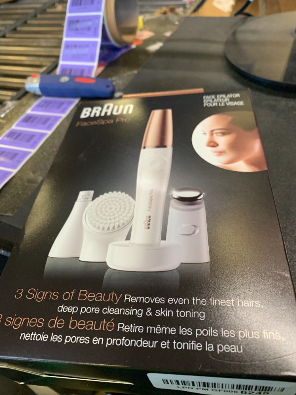Photo 1 of Braun FaceSpa Pro 911 Epilator, Cleansing Brush & Toning Device