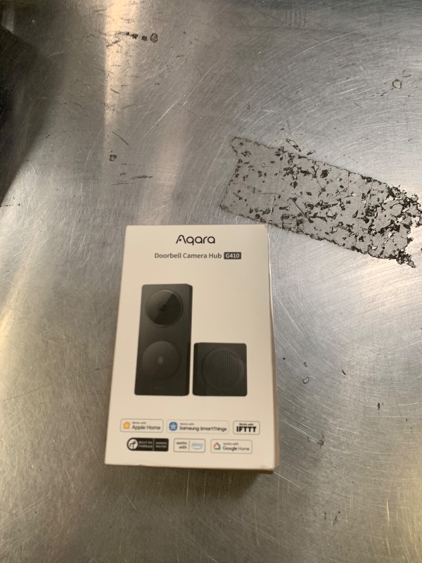 Photo 1 of Aqara Smart Doorbell Camera G410 with Chime, HomeKit Secure Video, Gray