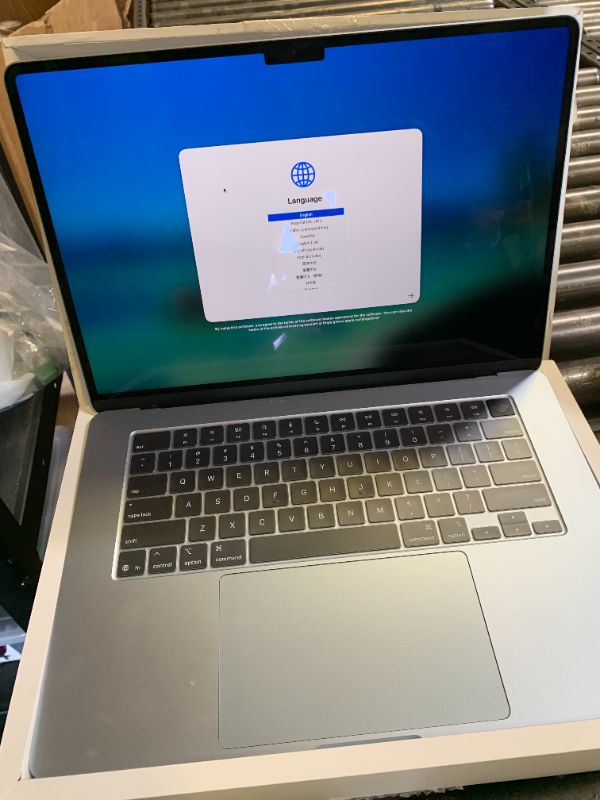 Photo 1 of Apple 2025 MacBook Air 15-inch Laptop with M4 chip: Built for Apple Intelligence, 15.3-inch Liquid Retina Display, 16GB Unified Memory, 512GB SSD Storage, 12MP Center Stage Camera, Touch ID; Sky Blue