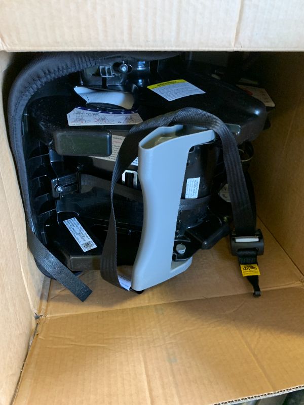 Photo 1 of Chicco OneFit LX ClearTex All-in-One Booster Car Seat, LeverLock | Ebony/Black, convertible car seat, rear-facing 5-40 lbs, toddler car seat 26.5-65 lbs, booster 40-100 lbs, GREENGUARD Gold