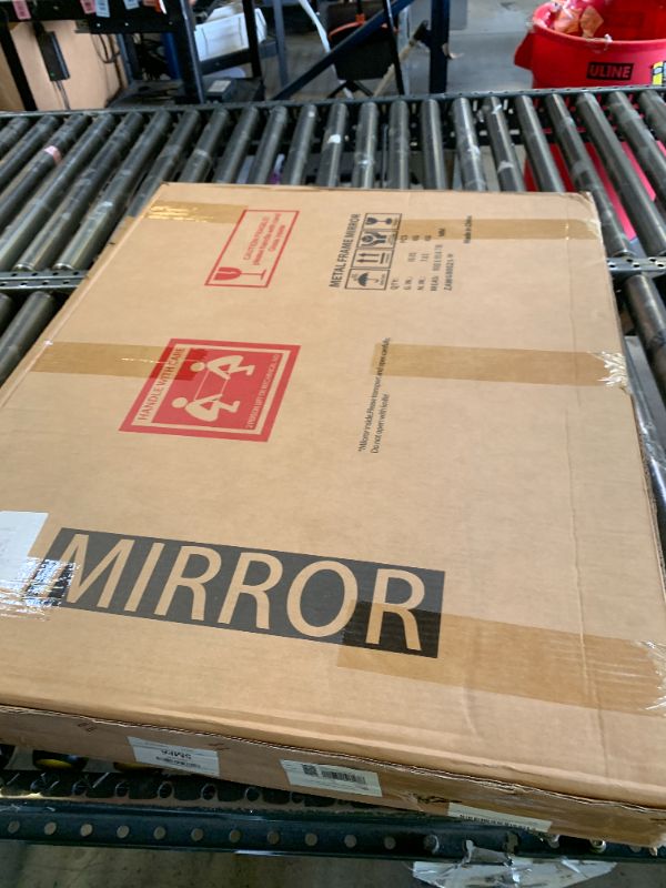 Photo 1 of Hasipu Vanity Mirror with Lights, 32" x 24" LED Makeup Mirror, Lighted Makeup Mirror with Dimmable 3 Modes, Touch Screen Control Vanity Mirror Square White
