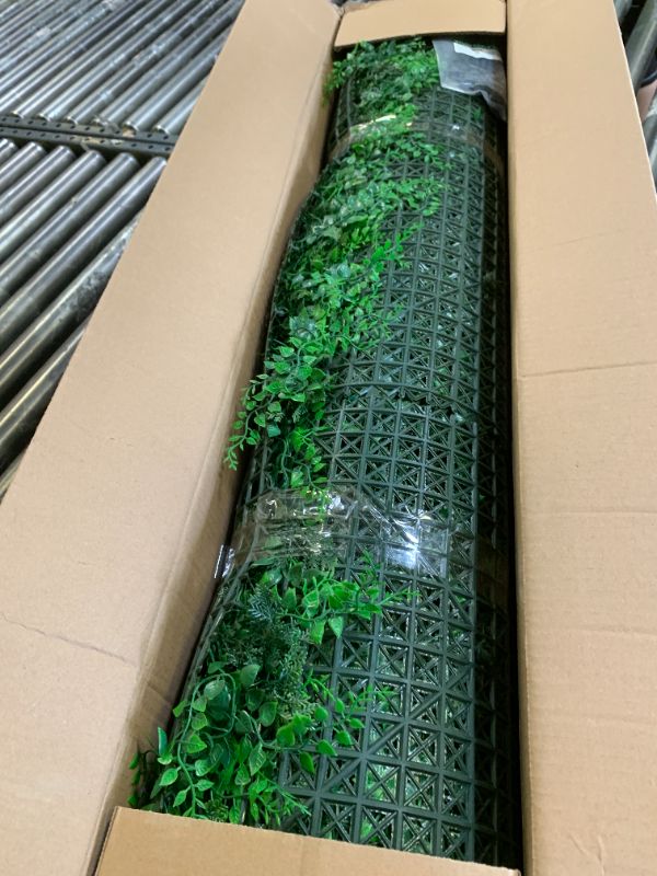 Photo 1 of ODTORY Artificial Plants Hedge Grass Wall Panels: 40x120 Inch (33.5 sqft)