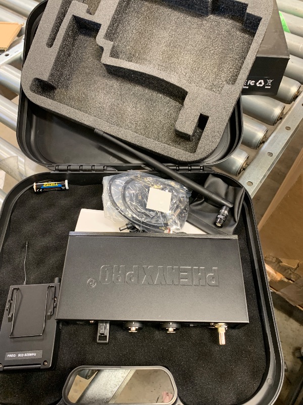 Photo 1 of Phenyx Pro UHF Stereo Wireless in Ear Monitor System, Wireless IEM, 900MHz Band Selectable Frequency, Rack Mountable, 160 ft. Operation, Suitable for Stage, Studio, Exhibit, Lecture, Speech (PTM-10)