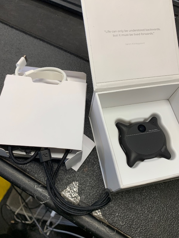 Photo 1 of Looki L1 AI Multimodal Wearable for Life, 32g Lightweight Hands-Free Action Lifelogging Device with 1080P Video, 3 Mics, AI Vlogs & Comics, Proactive Intelligence, 32GB Privacy-First Storage (Black)