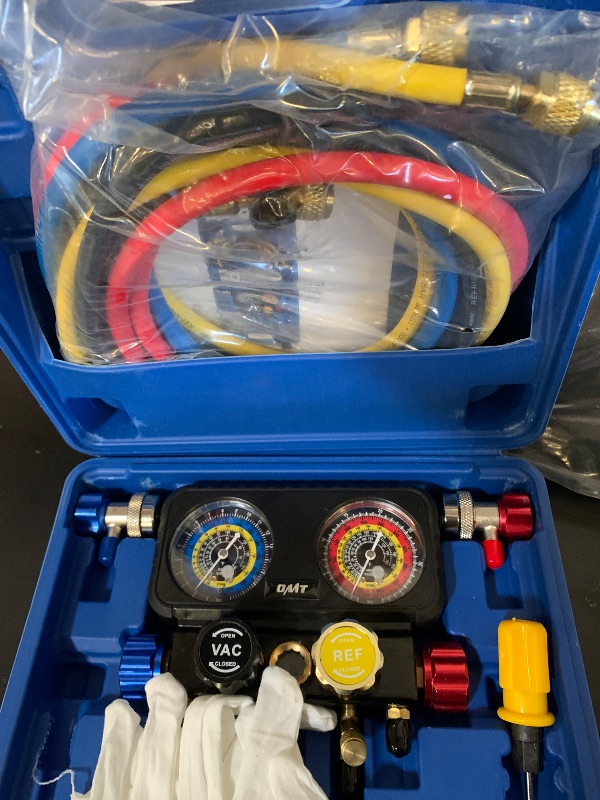 Photo 1 of Orion Motor Tech 4-Way AC Manifold Gauge Set