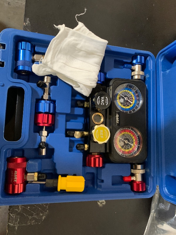 Photo 1 of Orion Motor Tech 4-Way AC Manifold Gauge Set