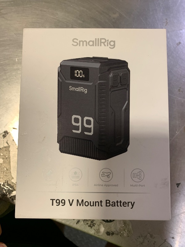Photo 1 of SMALLRIG T99 V Mount Battery, 99Wh, 7-Port Power Hub