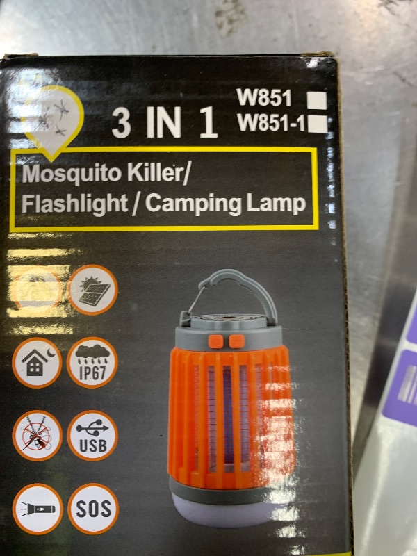 Photo 1 of Buzz Krush Mosquito Killer Fuzebug Buzz Blast Pro Bug Zapper, Orange
