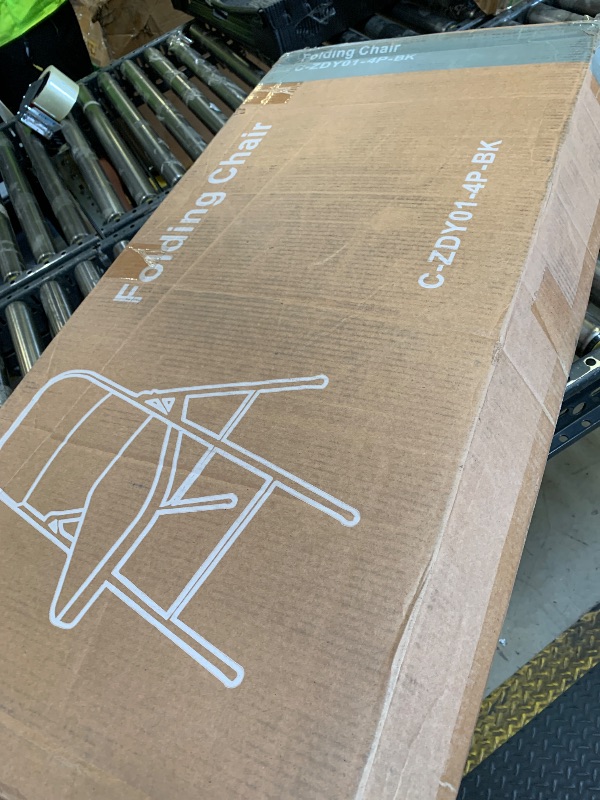 Photo 1 of Sweetcrispy Foldable Chairs 12 Pack, Padded Folding Chairs