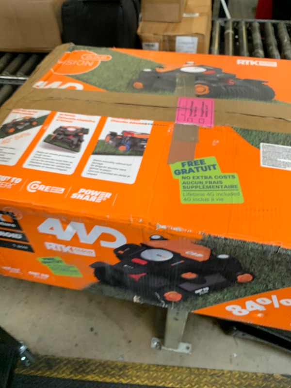 Photo 1 of WORX Robot Lawn Mower 4WD for 1 Acre, No Perimeter Wire, WR344