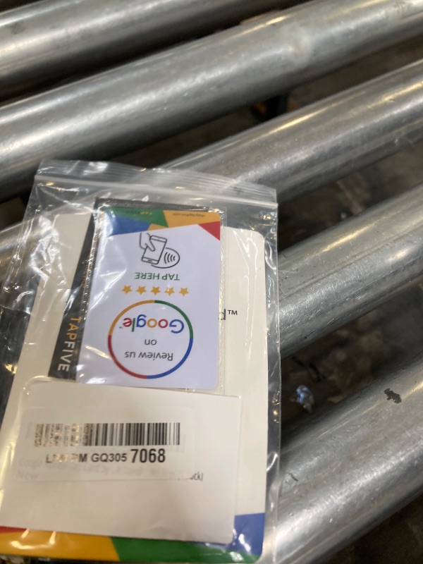 Photo 1 of Google Review Tap Card by TapFive – Zappy Card Fast NFC & QR Code Sign for Business | Google Review Stand & Plate Alternative | QR Code Stand | No Fees (1 Pack)