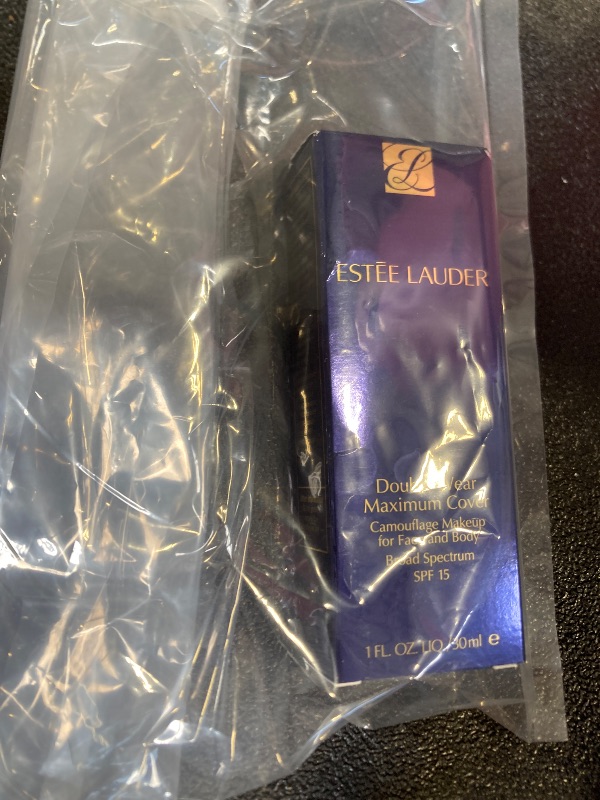 Photo 1 of Estée Lauder Double Wear 24-Hour Maximum Cover Camouflage Foundation for Face and Body SPF 15 | Full Coverage | Tattoo Cover Up Makeup Waterproof, 1.0 Fl Oz, 4W1 Honey Bronze