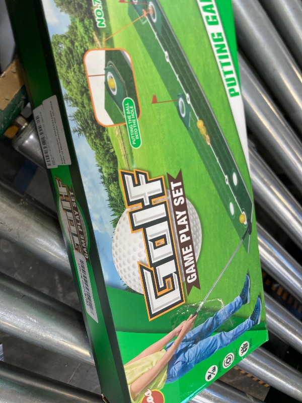 Photo 1 of VATOS Golf Putting Set for Kids - Light up Golf Game Toys with Putting Mat, Putter, 3 Holes & 6 Balls (3 Glow), Indoor Outdoor Yard Golfs Game Sports Toys, Birthday Gifts for Boys Girls Kids 3-8
