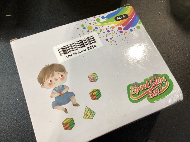 Photo 1 of Speed Cube Set, Puzzle Cube, Magic Cube 2x2 4x4 Pyraminx Pyramid Megaminx Fenghuolun Puzzle Cube Toy Gift for Children Adults, Pack of 5
