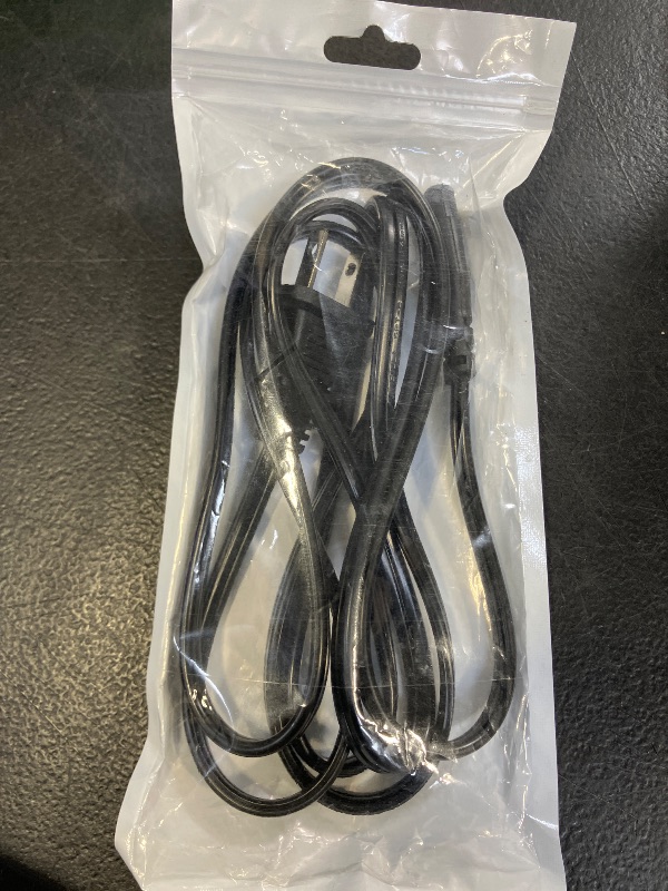 Photo 1 of AC Power Cord Cable for Electric Lunch Box, Crockpot, Mini Fridge Charger - Universal 110V 120V 2 Prong Appliance Charging Wire