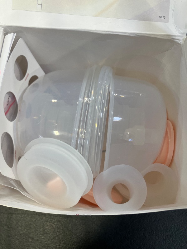 Photo 1 of Nenesupply Handsfree Wearable Breastmilk Collection Cara Cups Compatible with Spectra S1 S2 9 Plus Baby Buddha Momcozy V1 Lansinoh Breast Pumps 24mm Silicone Flanges Replacement for Spectra Pump Parts
