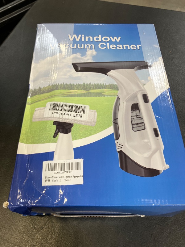 Photo 1 of Window Vacuum Squeegee Cordless, Electric Window Cleaner Squeegee with 2000Pa Suction, 280mm Wide Blade, 150ml Tank for Shower Glass, Mirrors, Tiles & Car Windows
