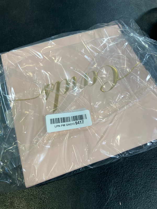 Photo 1 of CaliLain Pink Card Box for Party; Box for Cards with Gold Foil Embossed Design; Ballot Raffle Boxes for Graduation Decorations, Wedding, Bridal Shower, Birthday, Baby Shower; Envelope Boxes for Party
