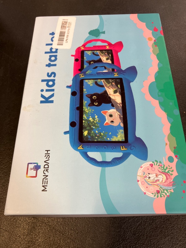 Photo 1 of MengDash Kids Tablet, 7 inch Tablet for Kids 3-10, Educational Learning Toddler Tablet Android 11, Touch Screen 3GB RAM+32GB ROM Storage, Google Play YouTube (Blue)