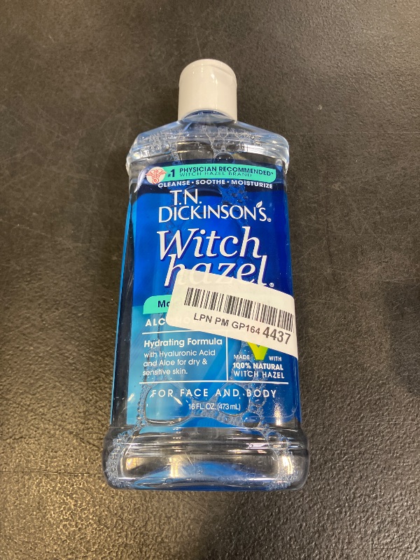 Photo 1 of T.N. Dickinson's Witch Hazel Alcohol Free Moisturizing Astringent | 100% Natural Witch Hazel | Calms, Nourishes, Hydrates Skin | for Face & Body | 16 Fl Oz