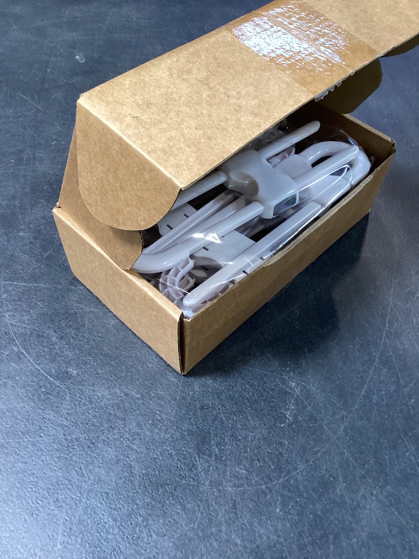 Photo 1 of Jetec 10 Pieces Cabinet Locks for Babies, U-Shaped Proofing Drawers Safety Child Locks Adjustable, Easy to Use Childproof Latch for Knob Handle on Kitchen Door Storage Cupboard Closet (White)