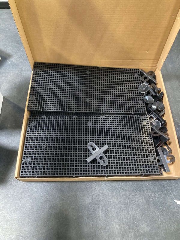 Photo 1 of 8pcs Fish Tank Divider with 10 pcs Suction Cups DIY Adjustable Aquarium Divider Filter Bottom Fish Tank Isolation Board Egg Crate