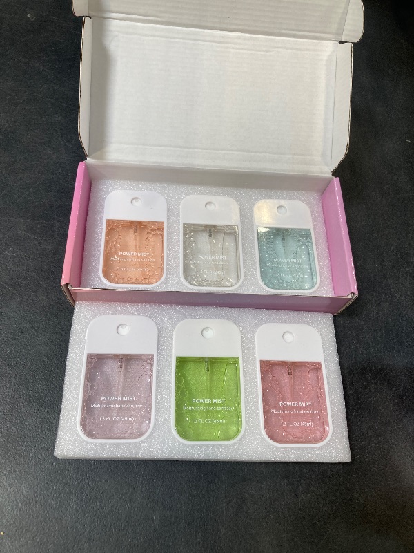 Photo 1 of Hand Sanitizer Spray 6 Pcs ?Portable Power Mist Hydrating Quick-Dry Travel Size for Adults and Kids?6 Scents,1.3 Fl Oz?