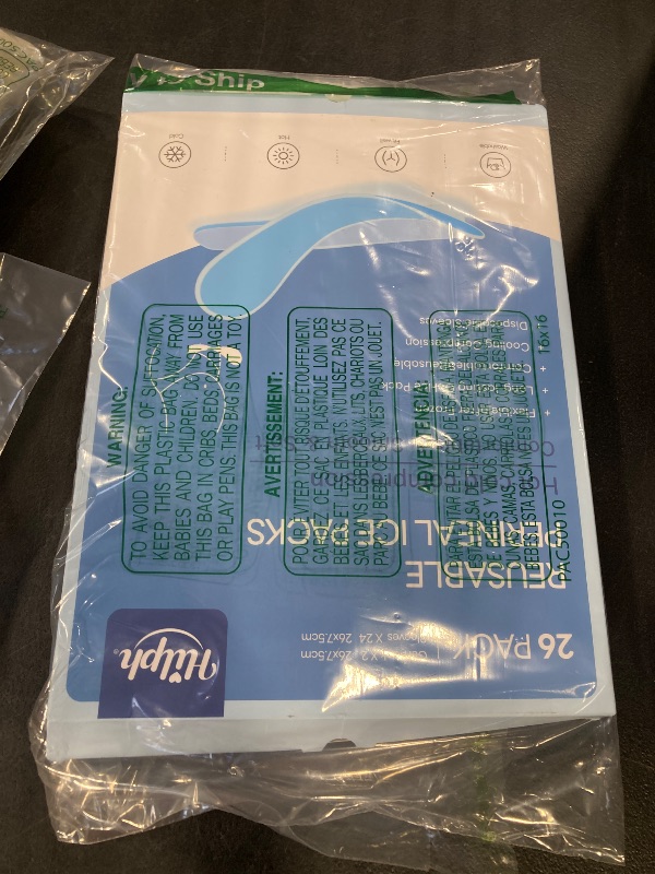 Photo 1 of Hilph Perineal Ice Packs for Postpartum Hemorrhoid Pain Relief, Reusable 2 Perineal Cooling Pads with 24Pcs Disposable Sleeves for Women After Pregnancy and Delivery, Essentials Postpartum Care