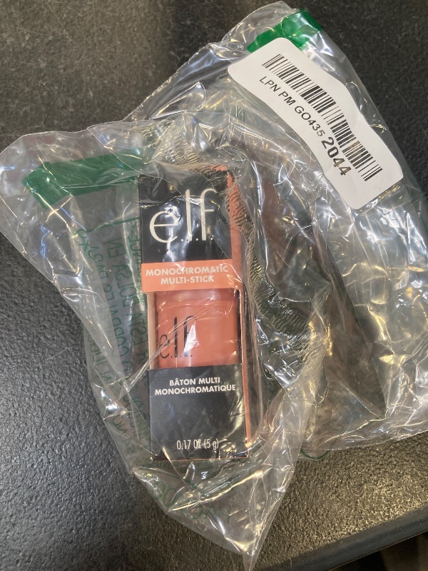 Photo 1 of e.l.f. Monochromatic Multi Stick, Travel-Sized Luxuriously Creamy & Blendable Color, For Eyes, Lips & Cheeks, Vegan & Cruelty-Free, Glistening Peach, 0.17 Oz