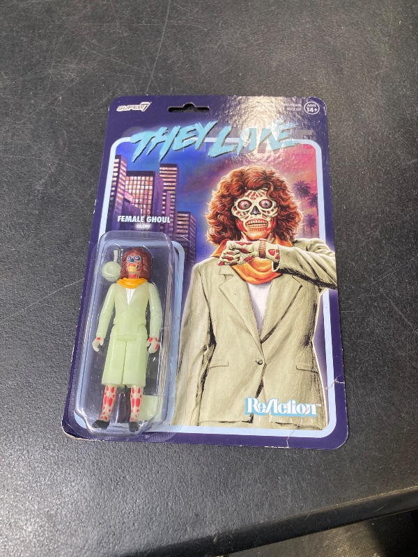 Photo 1 of Super7 They Live Female Ghoul - 3.75" They Live Action Figure with Accessories Classic Horror Collectibles and Retro Toys