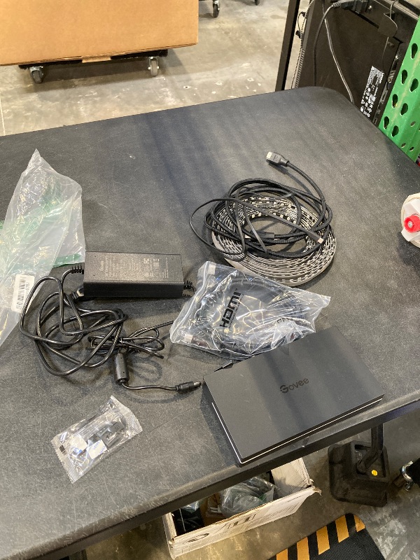 Photo 1 of Govee HDMI 2.1 Sync Box 2, AI Sync Box with TV Backlight, Supports 8K@60Hz, 4K@144Hz, VRR and ALLM, Works with SmartThings, Matter and Alexa, RGBIC LED Light Strip for 55-65 inch TVs, 75 LEDs/m