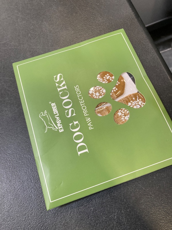 View 2 of EXPAWLORER Anti Slip Dog Socks to Prevent Licking Paws, Dog Shoes for Hot Pavement, Dog Booties for Small Medium Large Senior Dogs, Traction Control Boots & Paw Protectors for Hardwood Floors xsmall