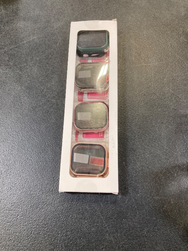 Photo 1 of Adorve Privacy Case for Apple Watch Series 10 42mm Screen Protector, Anti-Spy Cover for iWatch Series 11 10 42 mm, 8 Pack, Black Clear Pink Starlight Rose Pink Pine Green Milk Tea Smoke Violet