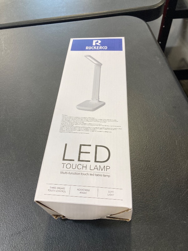 Photo 1 of R RUCKERCO Led Desk Lamp Dimmable Desk Light Reading Lamp 3 Lighting Modes, Eye Protection Accessories, Study Desk Lamp Equipped USB Charger Suitable for Home Office is for Gift Giving