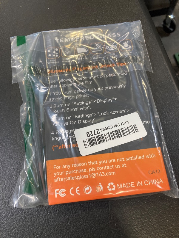 Photo 1 of 3 Pack Galaxy S22 Ultra Screen Protector, HD Clear Tempered Glass, Fingerprint Unlock, 3D Curved, Scratch Resistant, No Bubble for Samsung Galaxy S22 Ultra 5G Glass Screen Protector