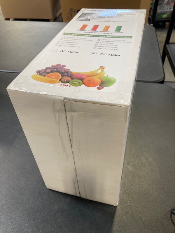 Photo 1 of Cold Press Juicer, 5.5inch Wide Feed Chute Juicer Machine, Slow Masticating Juicer for Whole Vegetables & Fruits, Gray