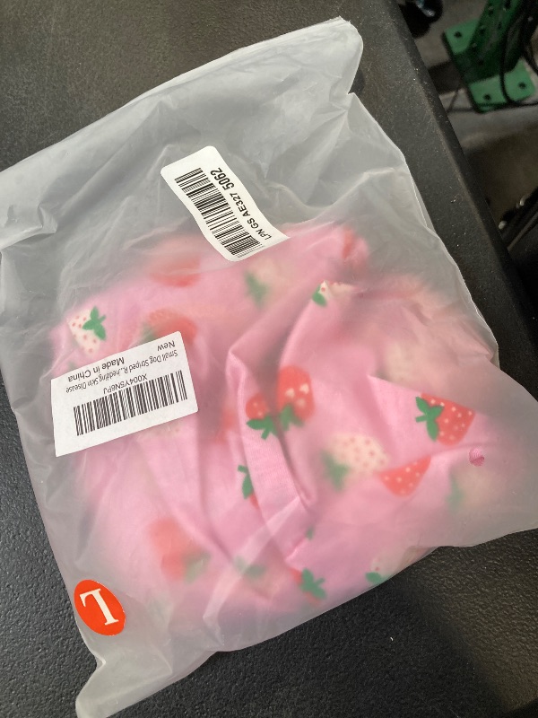 Photo 1 of Small Dog Striped Recovery Suit, Puppy After Surgery Onesie for Female Male, Pet 4-Legged Pajamas Bodysuit, Surgery Abdominal Wound Bandages Clothes Pant for Shedding Skin Disease