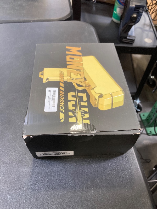 Photo 1 of Money Shooter – RUVINCE Gold Money Gun for Movies that Look Real, Prop Gun Make it Rain, Handheld Cash Gun for Game Movies Party