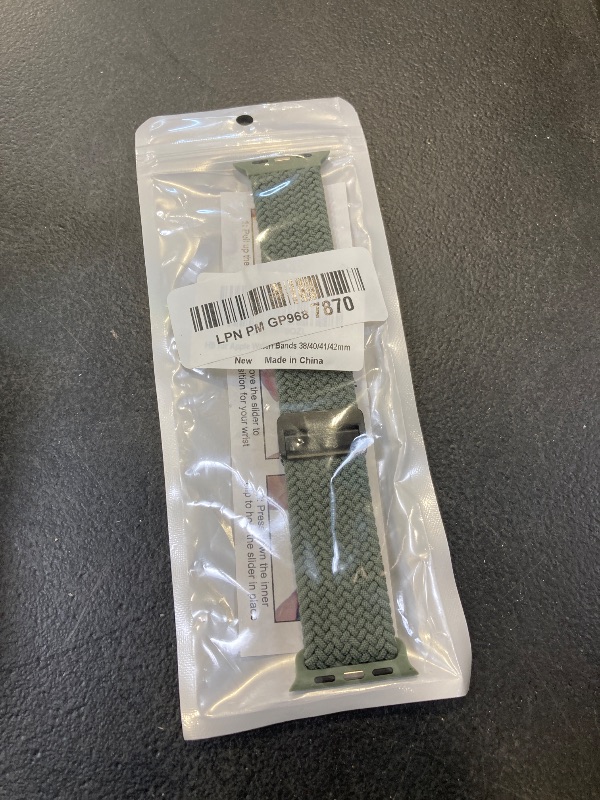 Photo 1 of Braided Stretchy Band Compatible with Apple Watch Bands 38mm 40mm 41mm 42mm 44mm 45mm 46mm 49mm Women Men, Soft Nylon Solo Loop Magnetic Sport Strap for iWatch Series 11 10 9 8 7 6 5 4 3 2 1 SE Ultra