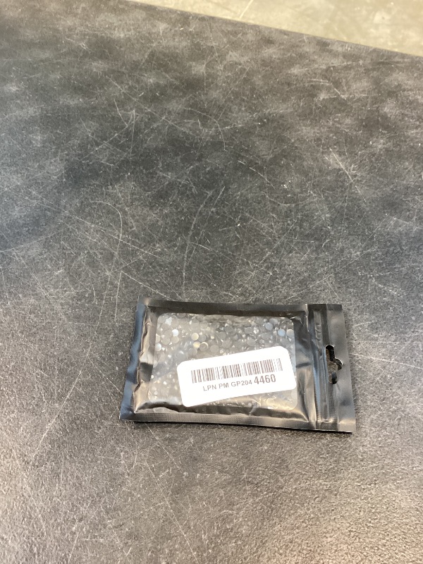 Photo 1 of 1440 Pcs SS20 5mm Flatback Rhinestones for Nails Art Crafts Glitter Round Gems Crystals DIY Clothes Shoes?Black)