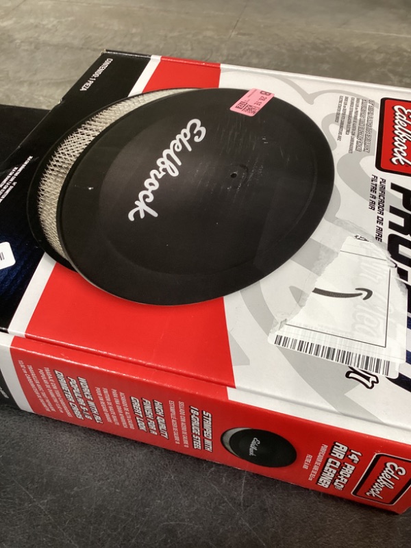 Photo 1 of Edelbrock 1223 Pro-Flo Black Finish 3" Round Air Filter Element with 14" Diameter