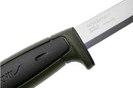 View 2 of Morakniv Kansbol Stainless Steel Fixed-Blade Survival Knife With Multi-Mount Sheath, Military Green, 4.3 Inch
